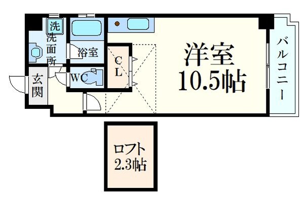 段原一丁目駅 徒歩2分 4階の物件間取画像